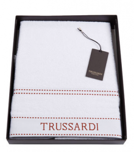 Полотенце банное Trussardi RIBBON Bianco