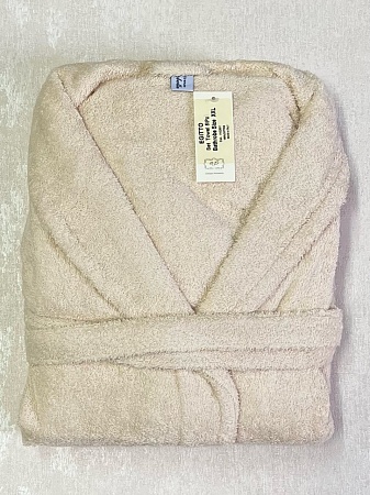 Комплект Palombella EGITTO Сливочный L (Махровый халат + 5 полотенец)
